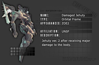 Orbital Frame Jehuty (Damaged Jehuty)